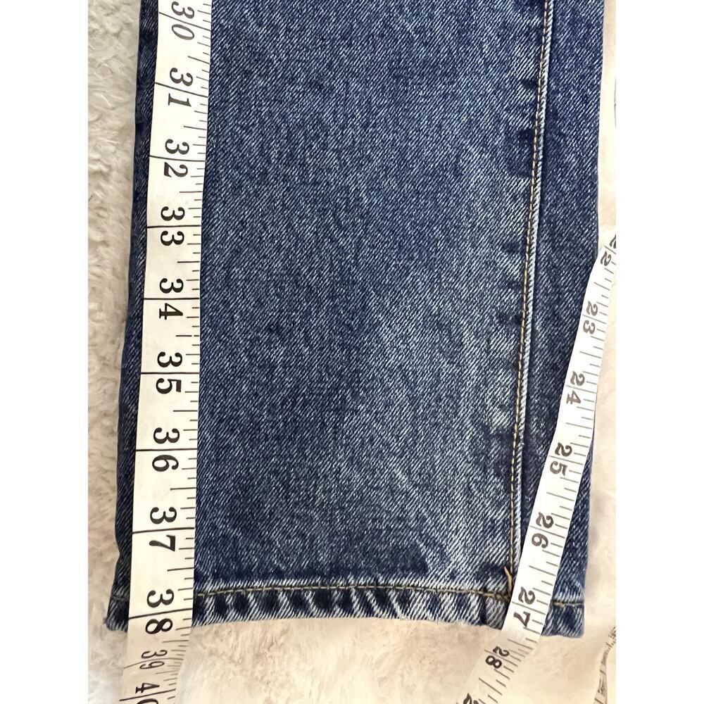 Lovers + Friends Reece High Rise Rigid Slim Straight Jeans Size 24 - Picture 8 of 8
